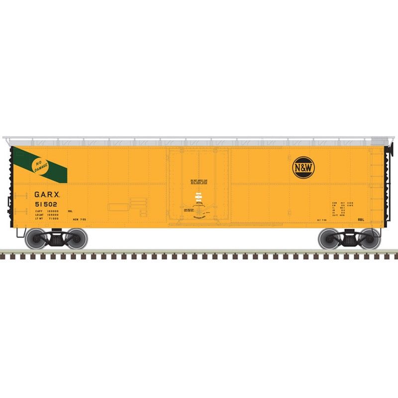 Atlas 20005798 HO Norfolk & Western 50' GARX Reefer Boxcar #51502