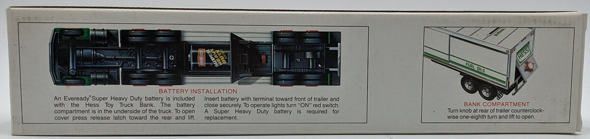 Hess 1987 Toy Truck Bank