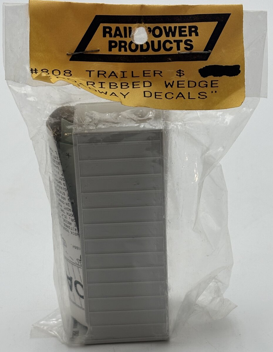 Rail Power 808 HO 28' Ribbed Wedge "Roadway Decals" Trailer Kit