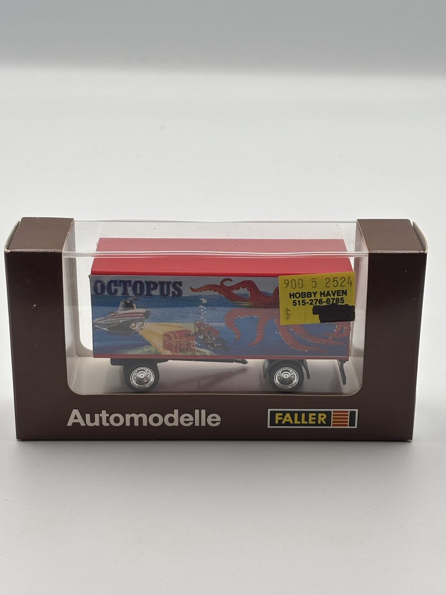 Faller 1035 HO Kirmes Transport Carousel Octopus Trailer with Decals