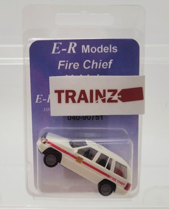 E-R Models 040-90751 HO Scale Fire Chief Unit Vehicle