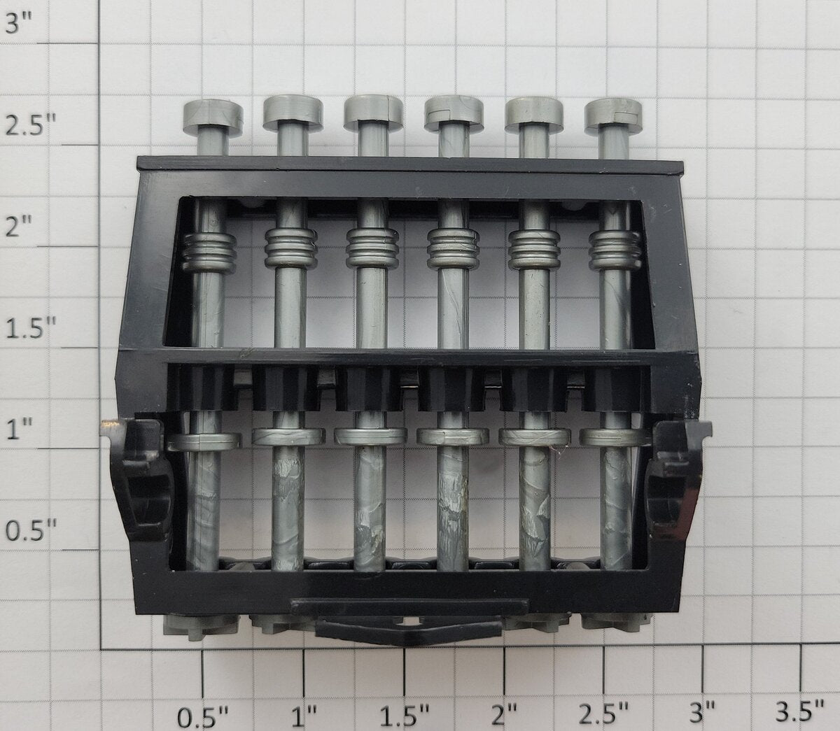 Lionel 8578-52 Black Ballast Tamper Frame with Gray Rod Assembly