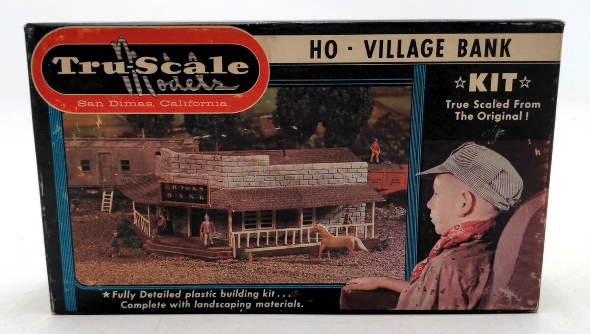 Tru-Scale 207-149 HO Village Bank Building Kit