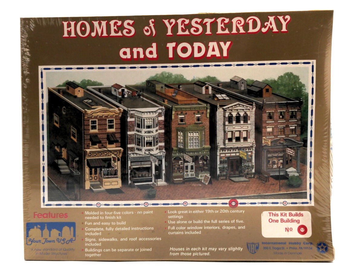 IHC 100-17 HO O'Weeds Greenery Store Front Houses Building Kit
