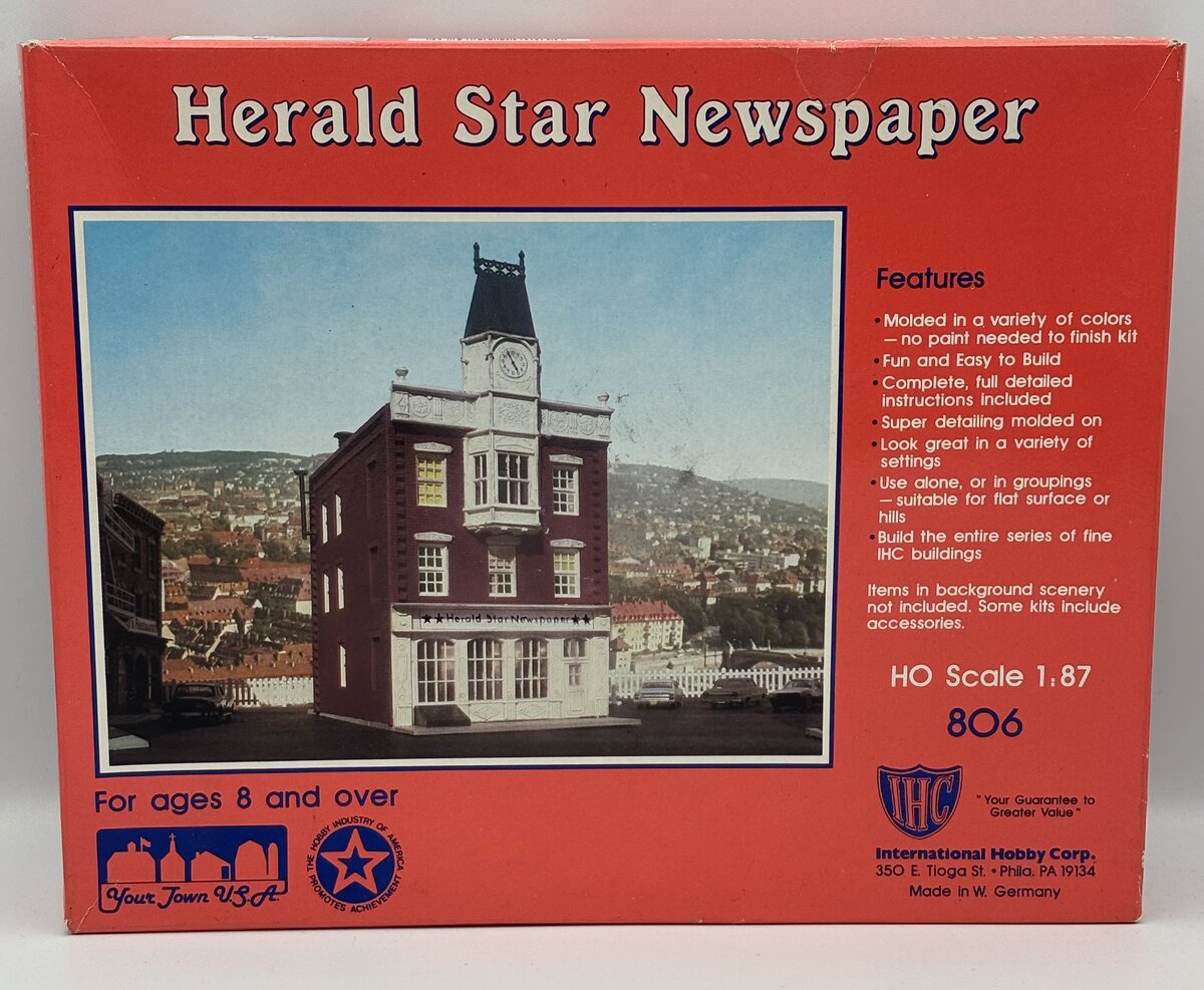IHC 806 HO Herald Star Newspaper Building Kit