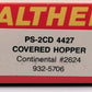 Walthers 932-5706 HO Continental Covered Hopper Kit #2624