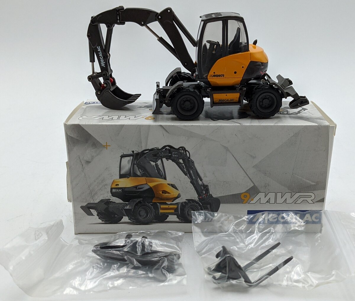 Conrad 2207 1:50 Mecalac 9MWR Wheeled Excavator