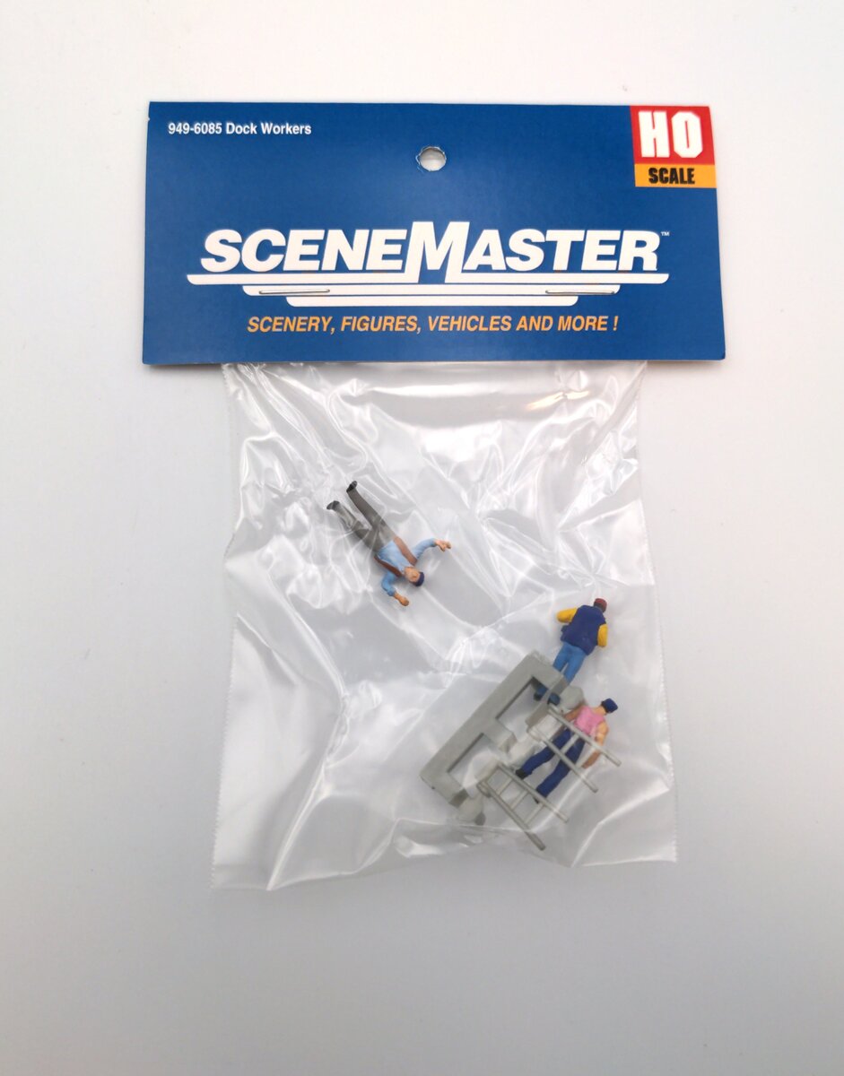 Walthers 949-6085 HO Dock Workers Figures (Set of 3)