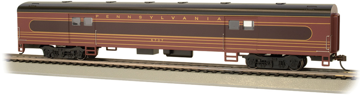 Bachmann 14406 HO Pennsylvania 72' Smooth Side Baggage #6707