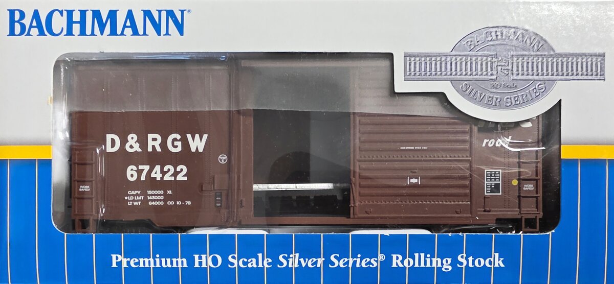 Bachmann 18204 HO Rio Grande Hi-Cube Boxcar #67422