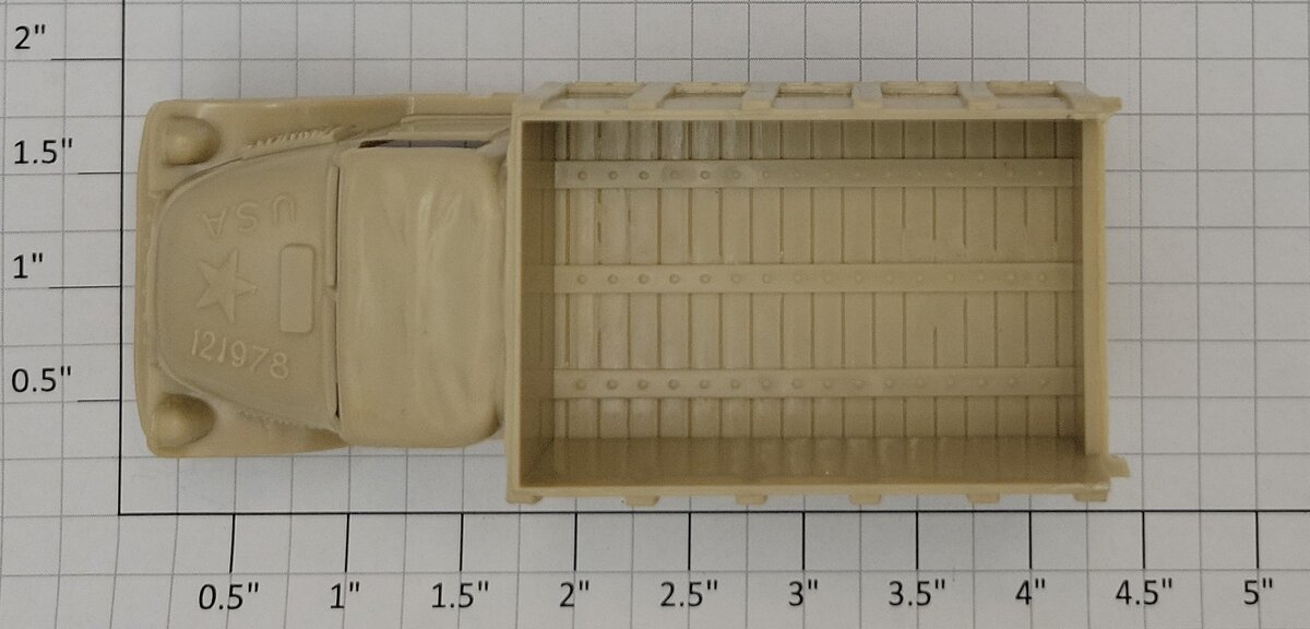 Marx MX- MVAOT Light Brown Marx Military Vehicle Army Open Truck