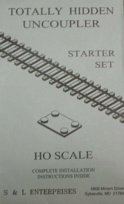 S&L Enterprises 111 HO Totally Hidden Uncoupler Starter Set