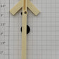 Marx MX-PCS-1W White Plastic Crossing Sign