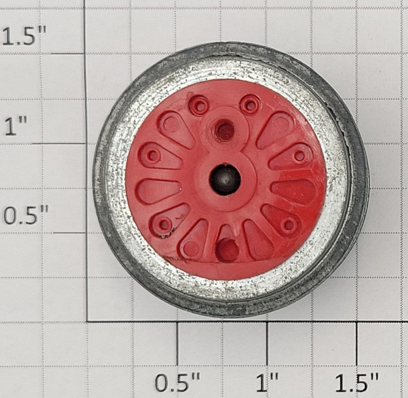 American Flyer XA14A602-A2 Franklin/Washington Engine Flanged Red 2 Wheel & Axle