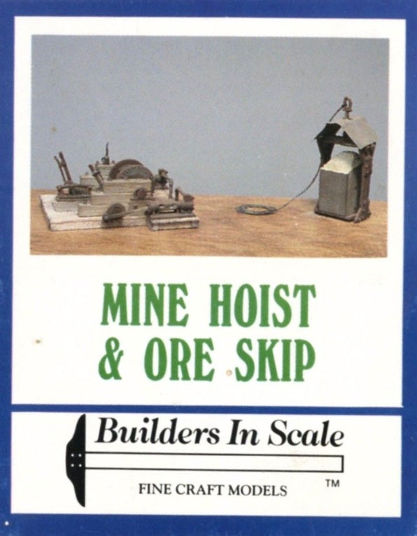 Builders-in-Scale 609 HO Mine Hoist and Ore Skip Die-Cast Metal Building Kit