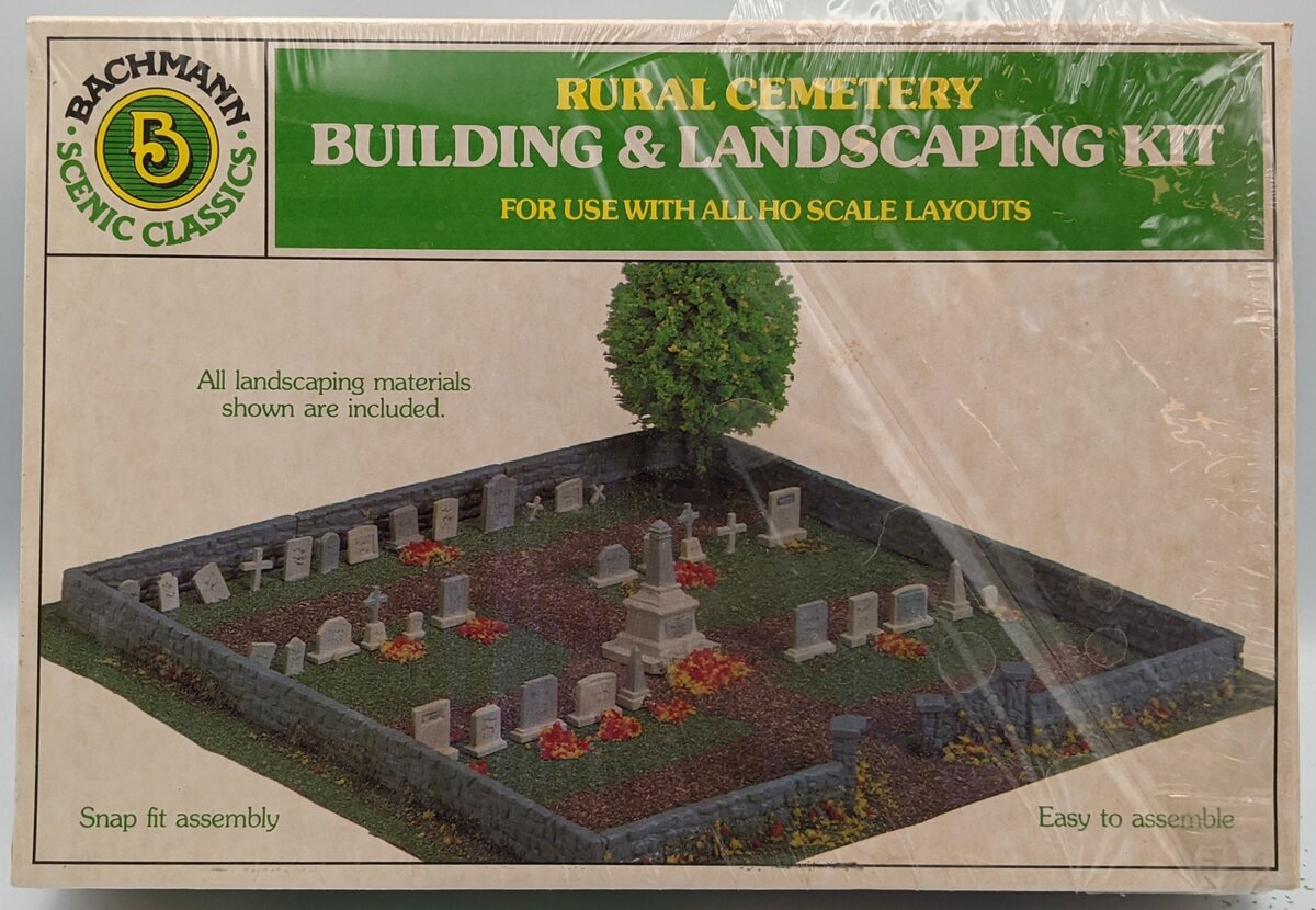 Bachmann 2559 HO Scale Rural Cemetery Building Kit