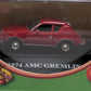 Motor Max 73950FC 1:87 Scale Fresh Cherries Red 1974 AMC Gremiln