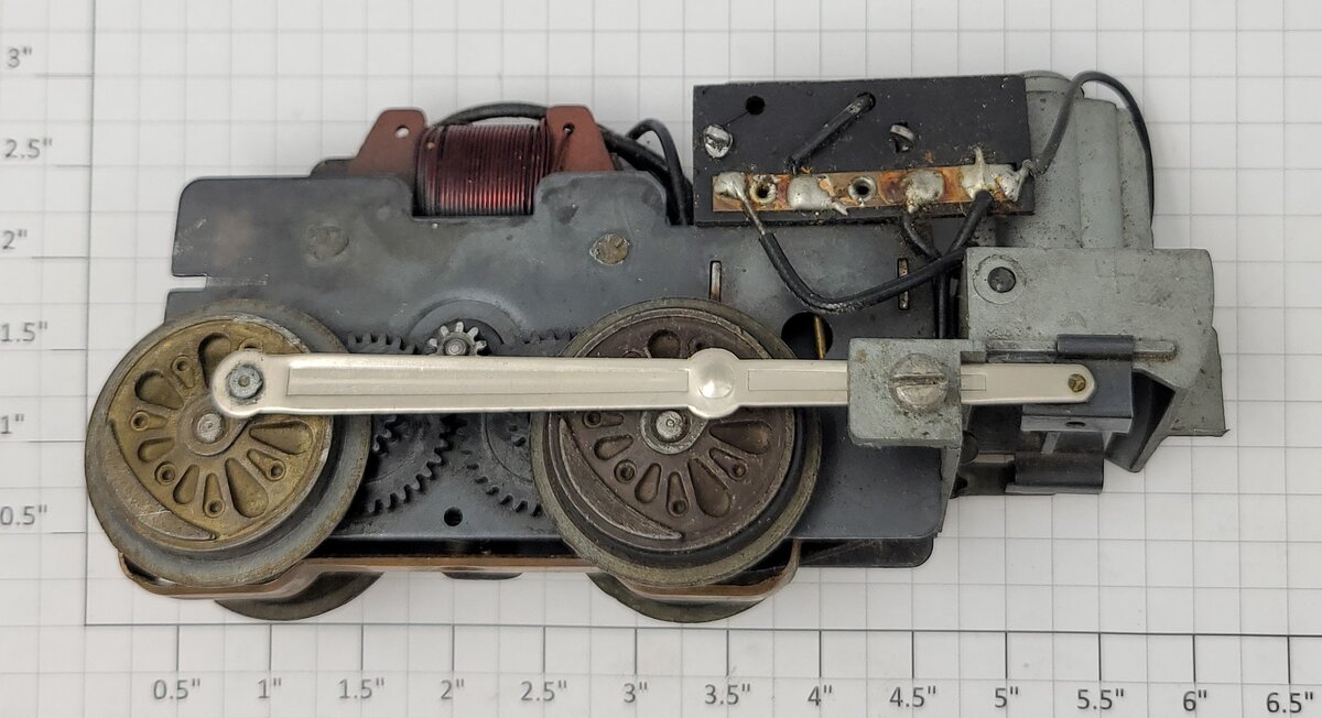 Marx mx-25 Motor Chassis Baldwin Wheel Type w/Smoke-Working Fits 666/1666 Locos