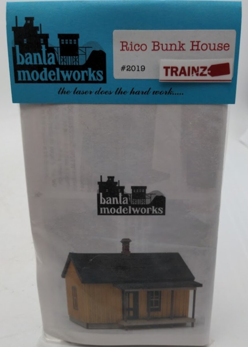 Banta Model Works 2019 HO Scale Rico Bunk House Building Kit