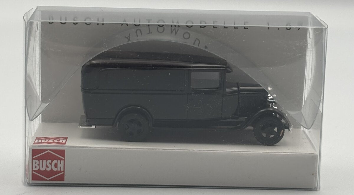 Busch 47700 HO Black 1931 Ford Model AA Panel Van Truck