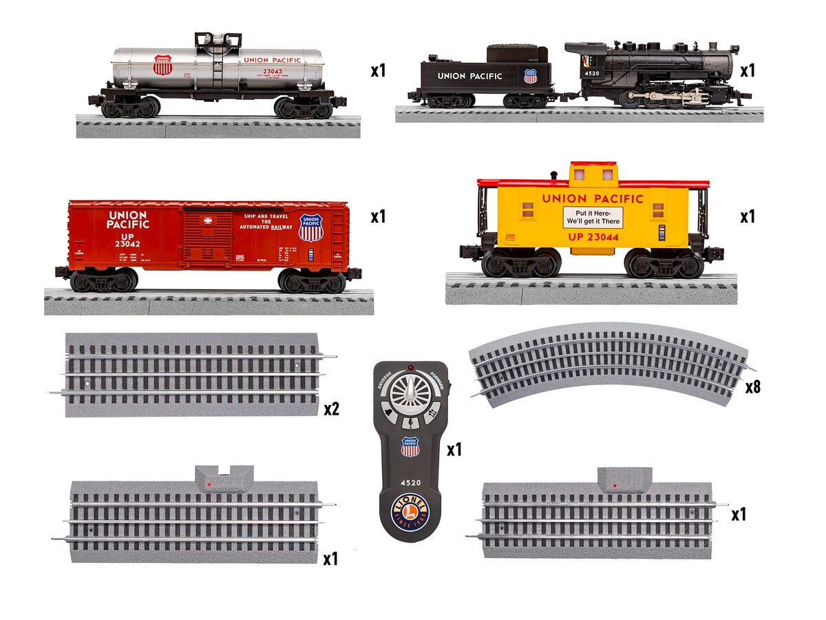 Lionel 1923040 UP Flyer LionChief O Gauge Steam Train Set with Bluetooth