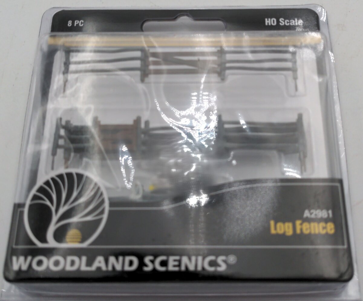 Woodland Scenics A2981 HO Log Fence