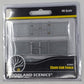 Woodland Scenics A2983 HO Scale Chain Link Fence (Pack of 8)