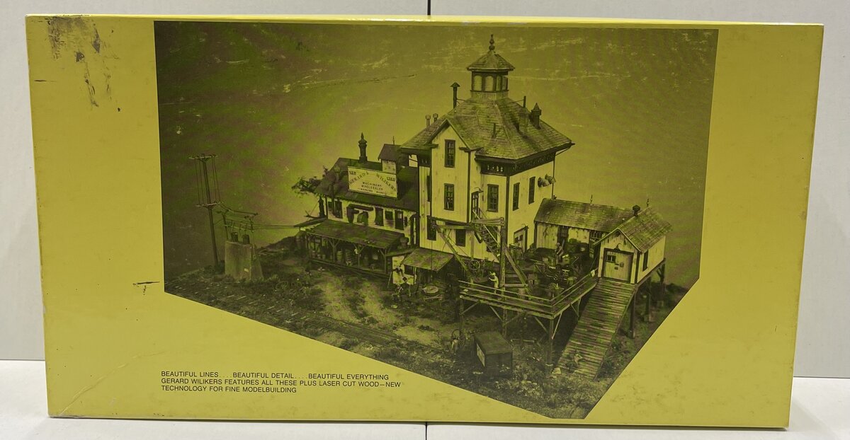 Fine Scale Miniatures 255 HO Scale G. Wilikers Machinery Wholesaler Building Kit LN/Box