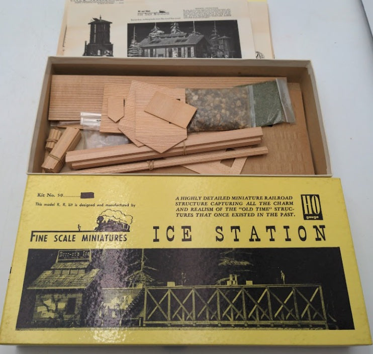 Fine Scale Models 50 HO Scale Ice Station Laser-Cut Craftsman Kit