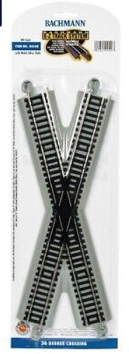 Bachmann 44540 HO Scale Nickel Silver 30 Degree E-Z Track Crossing
