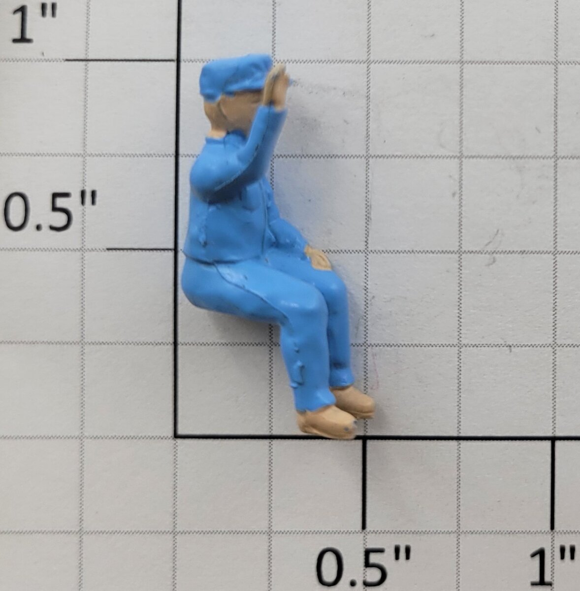 Acme 11000-4 O Waiving Locomotive Engineer Figure