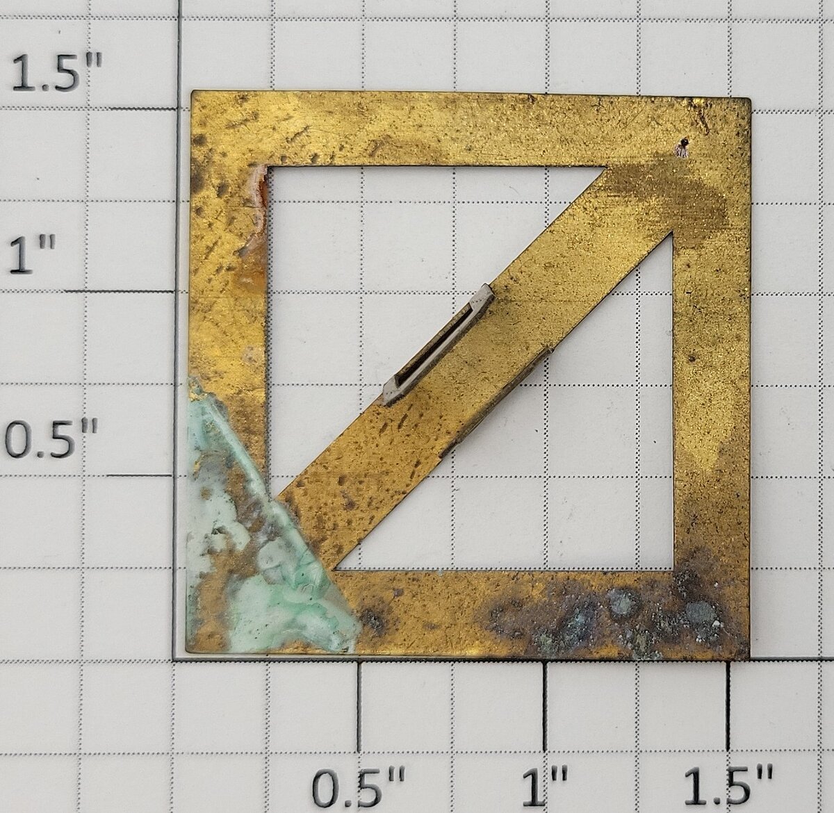 Lionel 1045-2 Brass Metal Railroad Crossing Sign