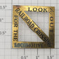 Lionel 1045-2 Brass Metal Railroad Crossing Sign