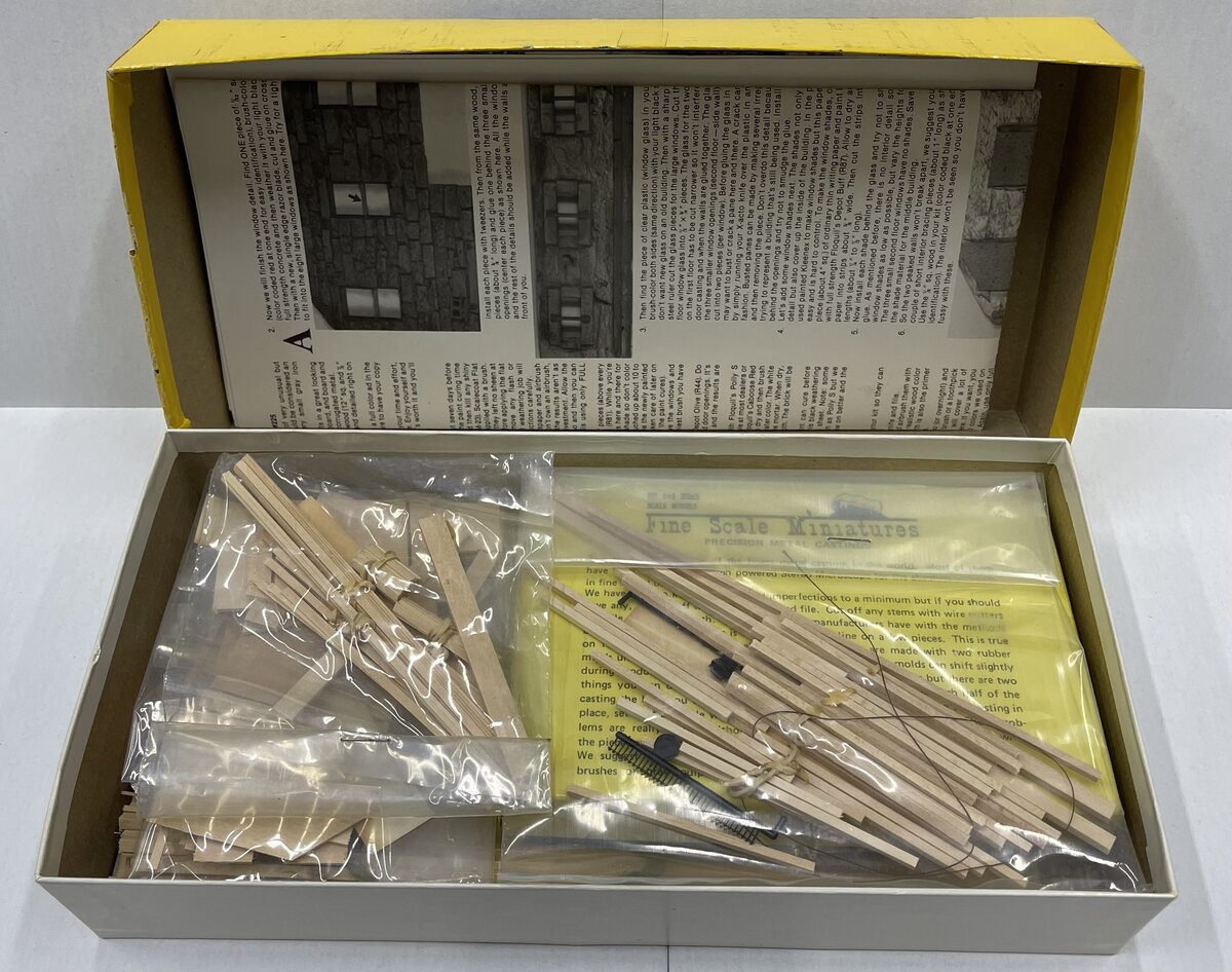 Fine Scale Miniatures 225 HO Scale Sewall's Foundry Laser-Cut Building Kit