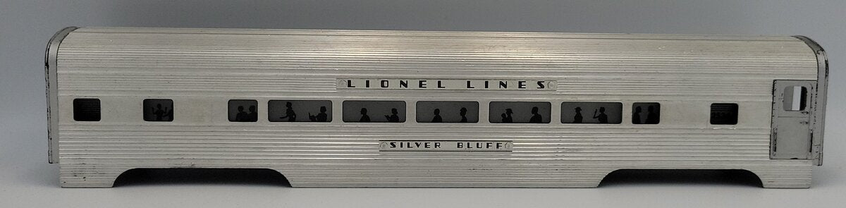 Lionel 2534-1X Silver Bluff Aluminum Passenger Body with Frame & Ends #2534