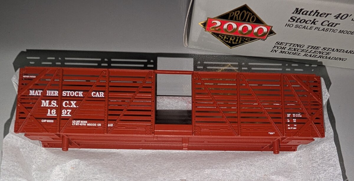 Proto 2000 21213 HO #1697 Mather 40' Single Deck Stock Car