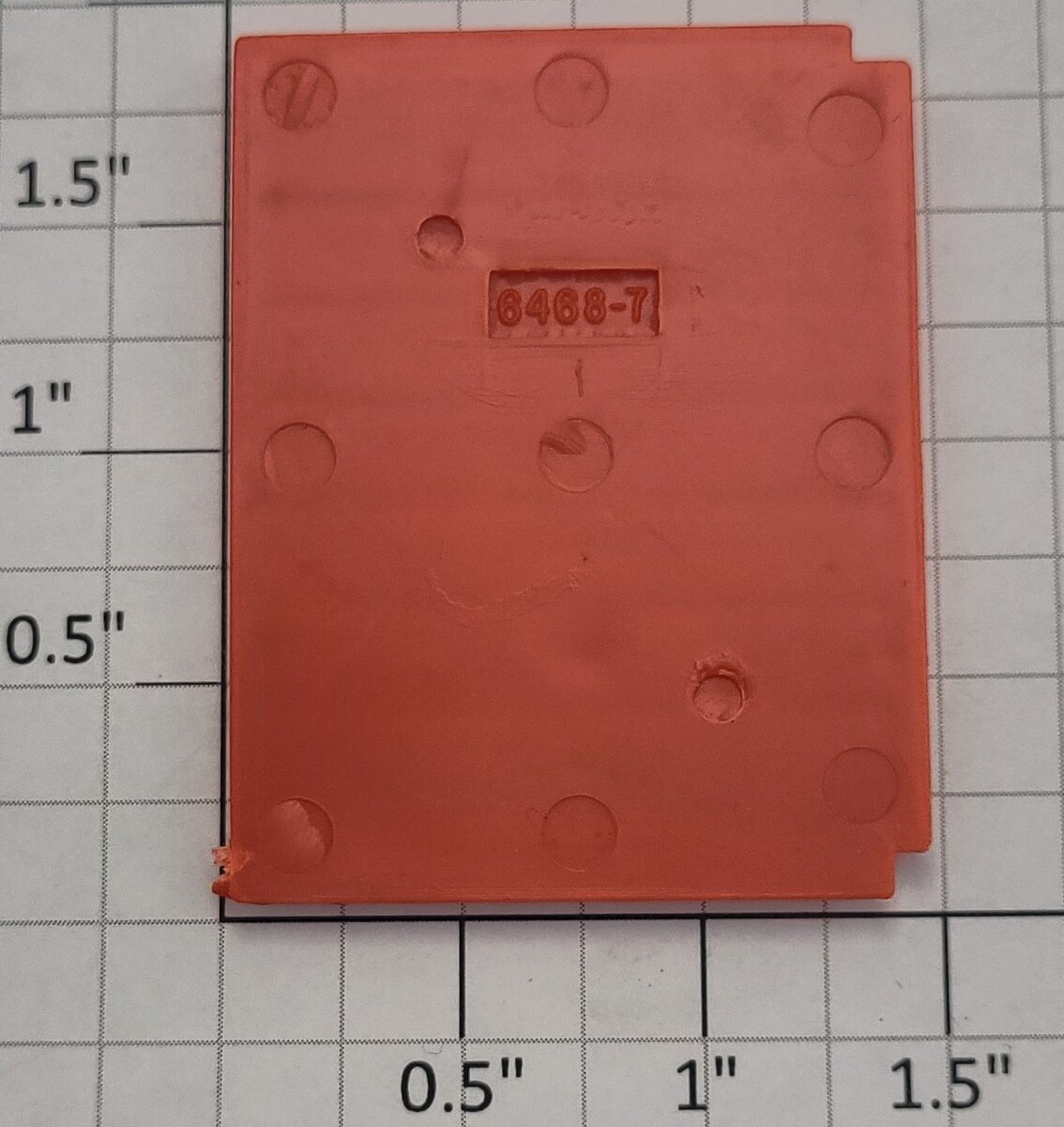 Lionel 19207-12 Orange Right Hand Boxcar Door