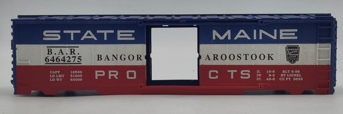 Lionel 3494-275 State of Maine Boxcar Shell