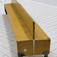 American Flyer 766-10 Guildford Animated Station Yellow Metal Bench