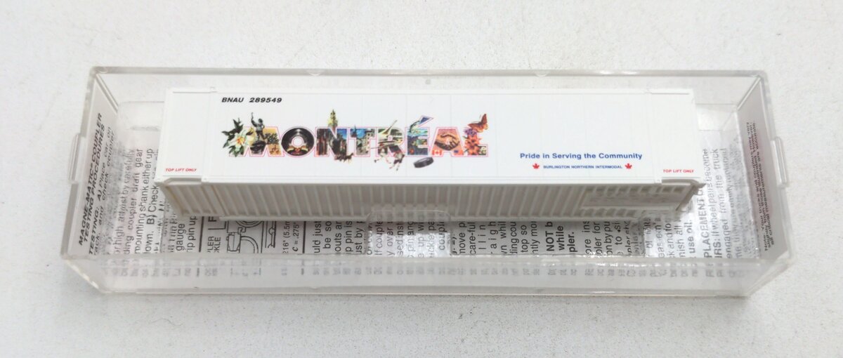 Micro-Trains 46100730 N Burlington Northern Montreal 48' Container #289549