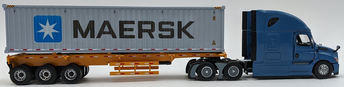 DieCast Masters 71048 1:50 Freightliner New Cascadia w/Sleeper & Skeletal Trailr