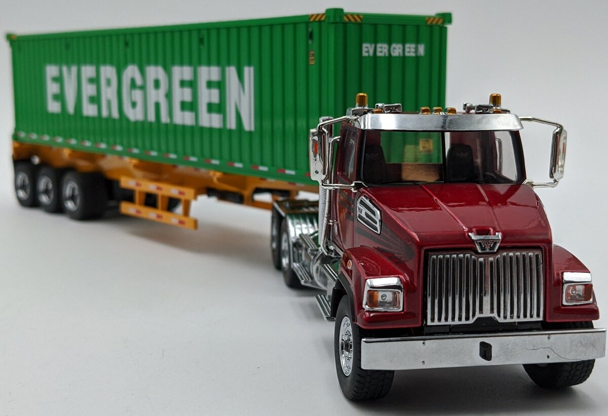 DieCast Masters 71049 1:50 Metallic Red Western Star 4700 Day Cab