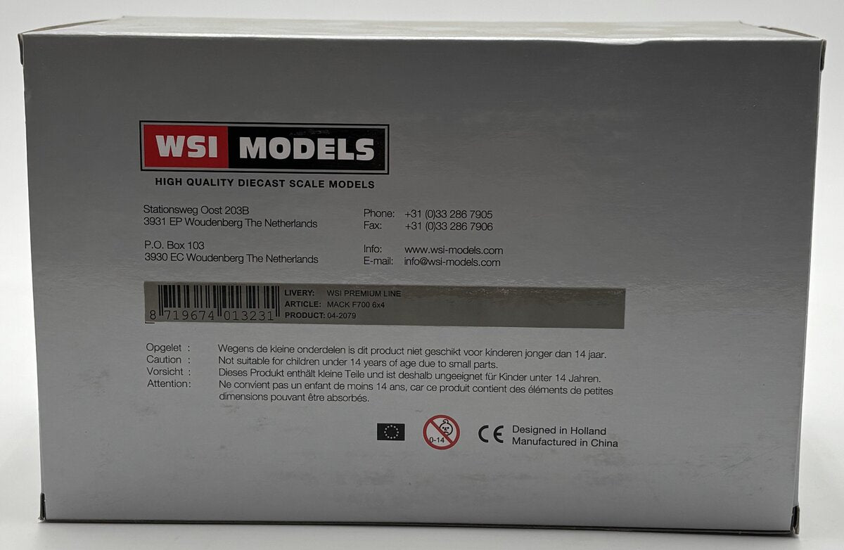 WSI 04-2079 1:50 Premium Line Mack F700 6x4 Left-Hand Drive Tractor
