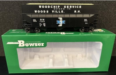 Bowser 42576 HO B&M Blt 6-49 70 Ton Woodchip Hopper #7505