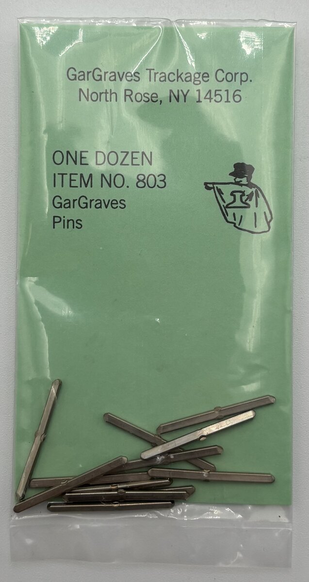 Gargraves 803 O Gargraves Pins (Pack of 12)