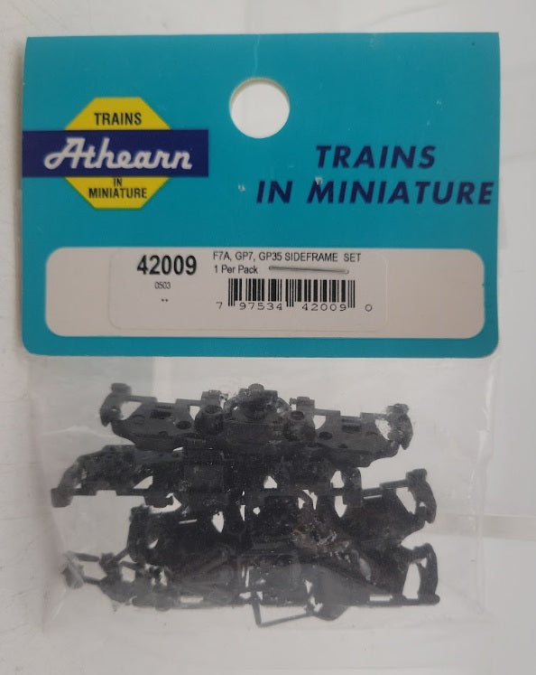 Athearn 42009 HO Scale F7A, GP7, GP35, Sideframe Set - 1 Per Pack