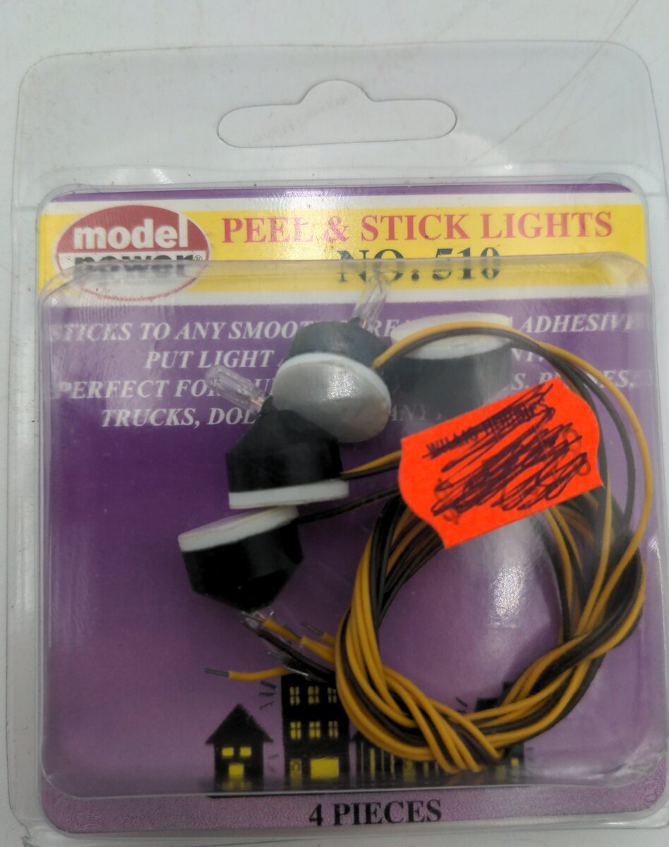 Model Power 510 All Scale Peel 'N Stock Bulb 12-16 Volts 12" Lead