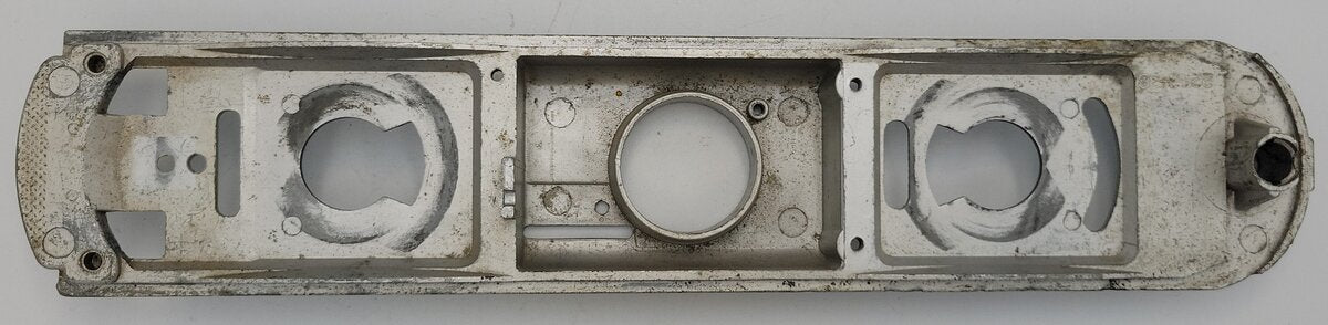 Lionel 2243-38 O Gauge Cast Silver Dual Motor F-3 Diesel Frame w/o Battery Cover