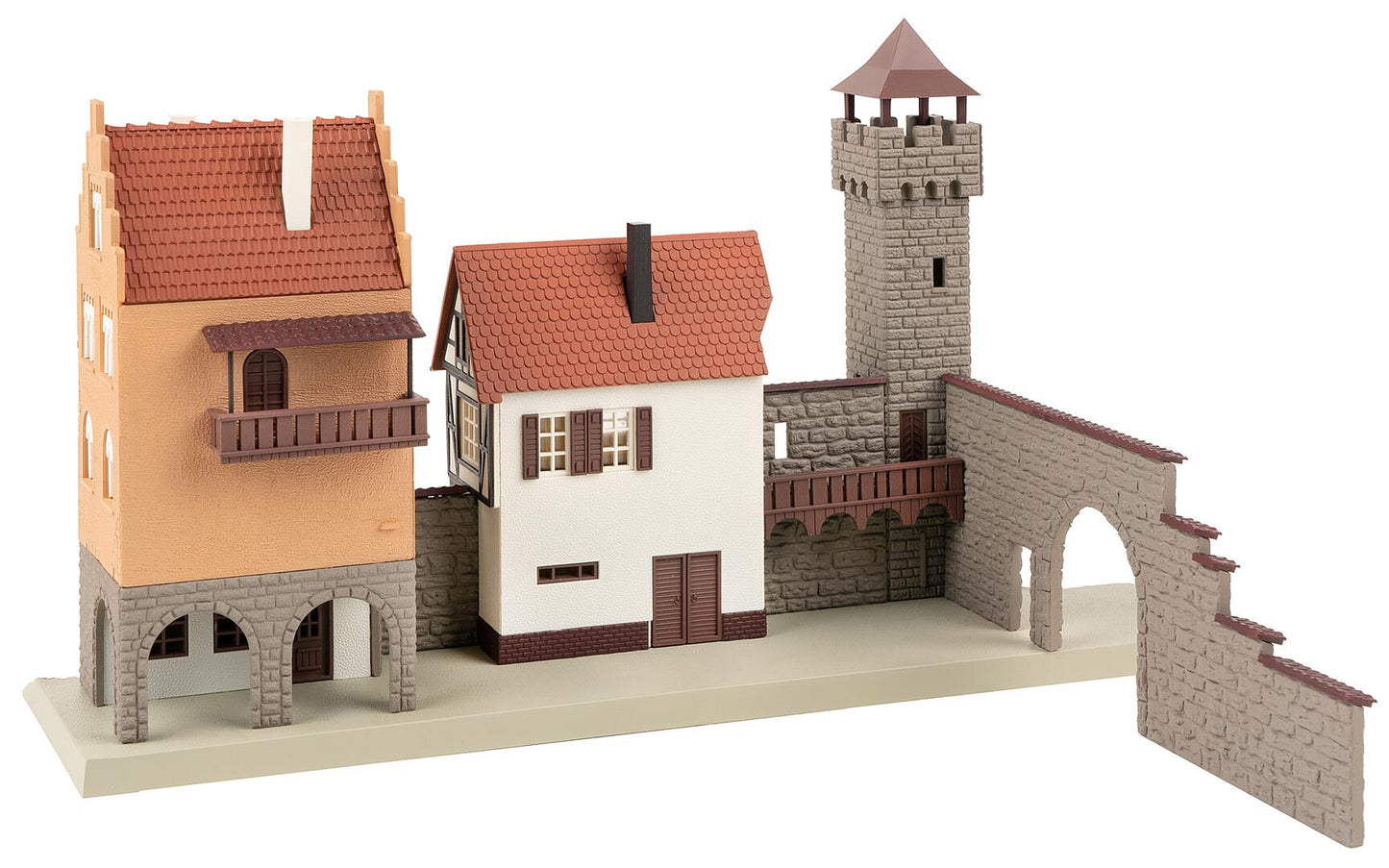 Faller 109923 HO Town Wall Re-Issue Building Kit