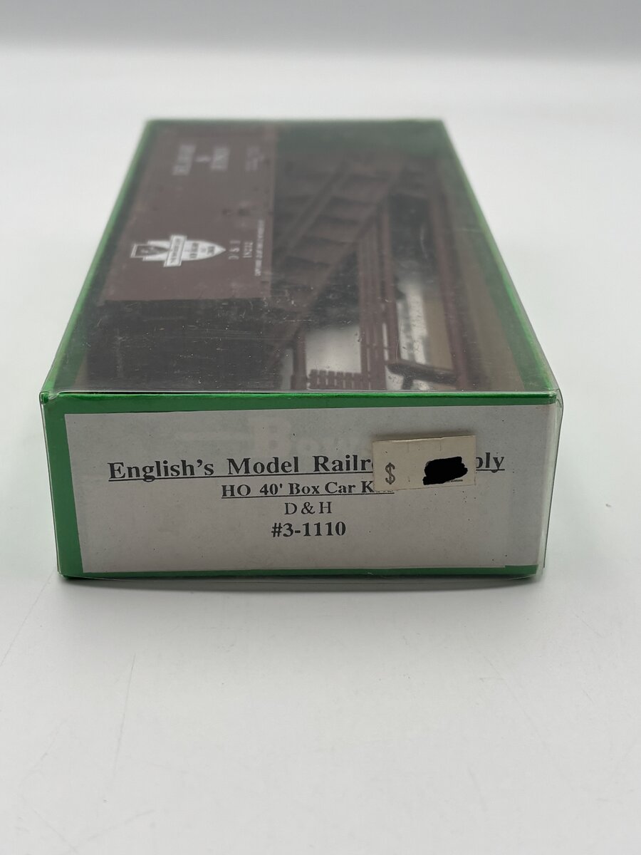 Bowser 3-1110 HO Delaware & Hudson 40' Box Car #20104 Kit